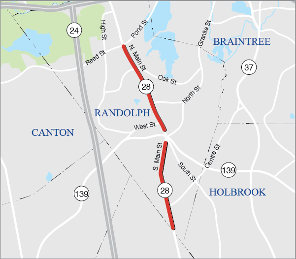 Randolph: Resurfacing and Related Work on Route 28